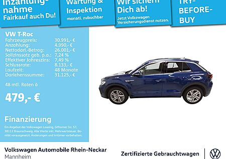 VW T-Roc Volkswagen 1.5 TSI R-Line DSG GAR 2029 Navi Kamera LE