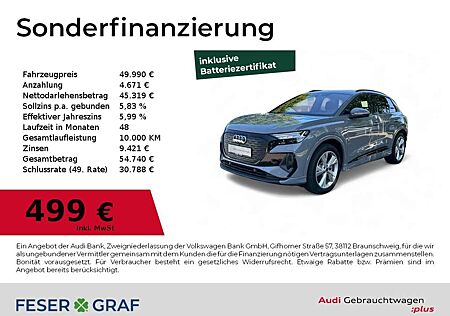 Audi Q4 e-tron 45 quattro Navi+/ACC/Kamera/Matrix/HUD/WP/VC+