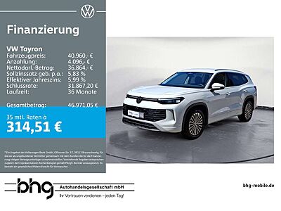Volkswagen Tayron 1.5 eHybrid DSG ELEGANCE Mode3 AHK Navi D