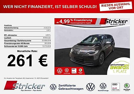 VW ID.3 Volkswagen 1st Max 150/58 261,-ohne Anzahlung ACC Pano HUD