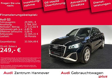Audi Q2 gebraucht kaufen Audi Q2 S line 35 TFSI Matrix Kamera Teilleder virtua
