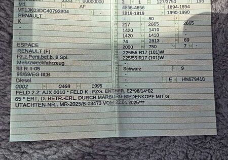 Renault Espace 2..0 initiale