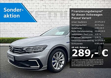 VW Passat Variant Volkswagen GTE 1.4 TSI DSG Hybrid 3,99% StandHZG Navi Leder L