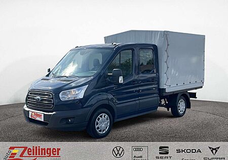 Ford Transit Pritsche Plane L2 Doppelkabine|7-Sitzer|