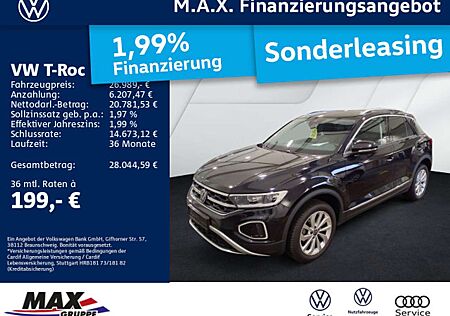 VW T-Roc Volkswagen 1.5 TSI DSG STYLE LED+AHK+NAVI+DIGI CP+ACC