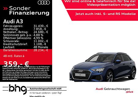 Audi A3 30 TFSI Sportback S tronic S line