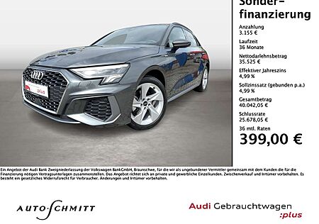 Audi A3 Sportback 35 TDI S line S-tronic B&O LED Navi