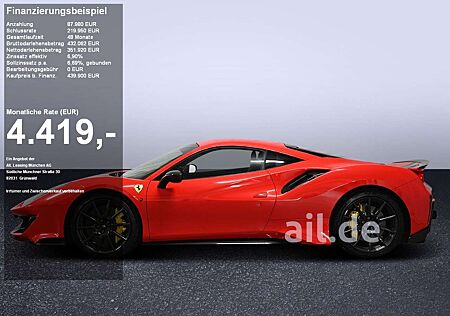 Ferrari 488 GTB 488 Pista Rosso Scuderia Carbon Paket Rac.