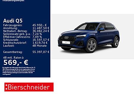 Audi Q5 45 TFSI qu S-Line Black AHK MATRIX 360 ACC