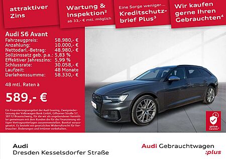 Audi S6 3.0 TDI Q. Pano AHZV Kamera DAB