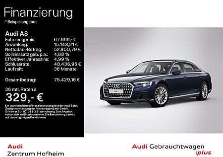 Audi A8 60 TFSIe Lang qu tip*Air*B&O*HUD*Pano*LED*Vir