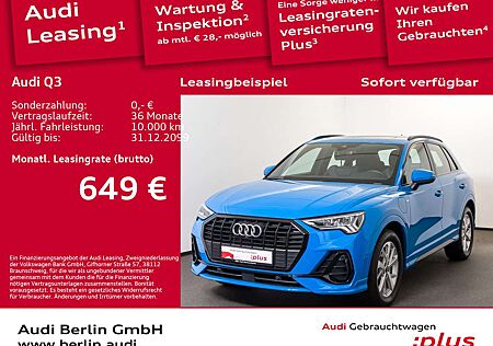 Audi Q3 45 TFSI e S line S tr. 360°K PDC MATRIX NAVI