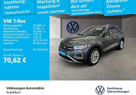 VW T-Roc Volkswagen 1.5 TSI Style Navi AHK Sprachbedienung Spu