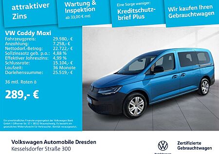 VW Caddy Volkswagen 2.0 TDI 4M 7-Sitzer AHZV Navi LED