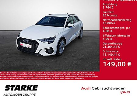 Audi A3 Sportback 30 TFSI advanced NaviPlus SHZ APS GJR...