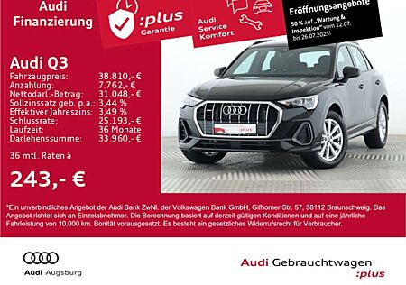 Audi Q3 S line 35 TDI qu. *LED*VIRTUAL*R-KAM*8-fach*