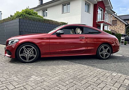 Mercedes-Benz C 200 Coupe AMG Line, Vollaustattung, R-Kam, Pano-Dach