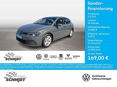 Volkswagen Golf VIII Lim. 1.5 TSI Life DCC LED+ STHZ AHK