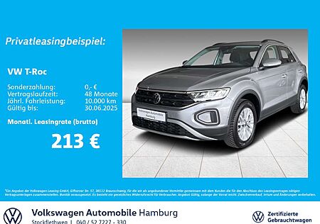 VW T-Roc Volkswagen 1.0 TSI Life Sitzhzg Navi Kamera CarPlay