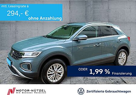 VW T-Roc Volkswagen 1.0 TSI LIFE 5JG+LED+NAVI+AHK+STDHZG+ACC