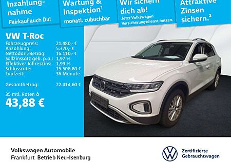 VW T-Roc Volkswagen 1.0 TSI Life Navi LED LaneAssist ParkAssis