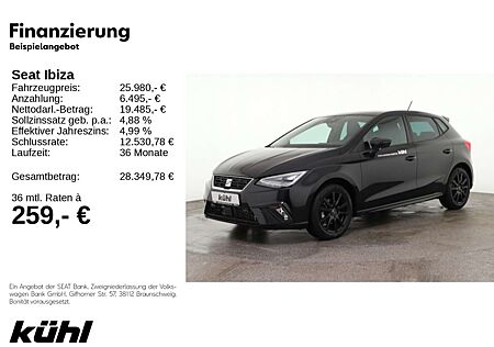 Seat Ibiza 1.0 TSI DSG FR Black Edition LED/Kamera/Ap