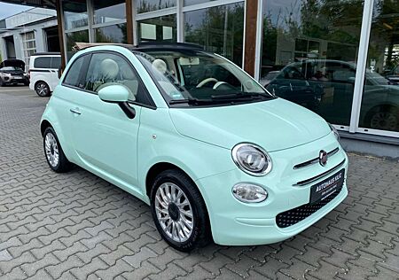 Fiat 500C Lounge Hybrid Carplay Mintgrün