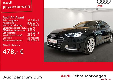 Audi A4 advanced 35 TDI S tronic AHK LED NAV+