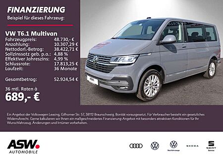 VW T6 Volkswagen .1 Multivan Gen. Six 2.0TDI 4M DSG LED Nav AHK