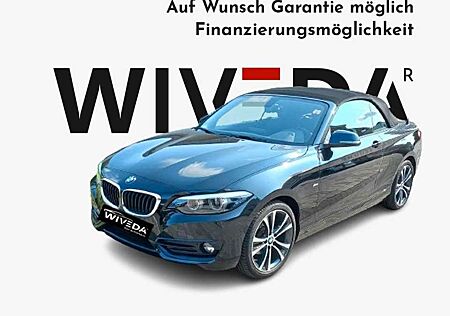 BMW 218 i Cabrio Sport-Line Navi~Leder~Open-Air~H/K~