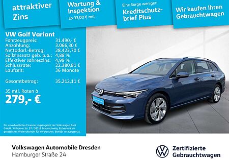 VW Golf Variant Volkswagen Golf VIII Variant Style 1.5 eTSI DSG LED HUD APP