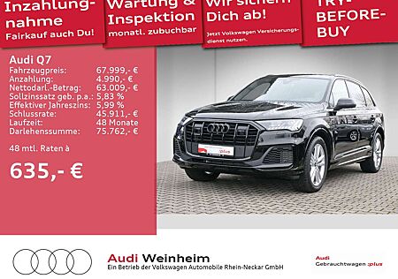 Audi Q7 55 V6 TFSI quattro S-line Black-Plus-Paket Ma