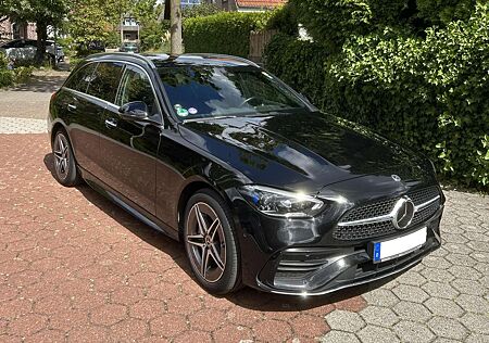 Mercedes-Benz C 300 C 300e T AMG/DIGITAL NIGHT/PANO/360°/AHK/Sommerreifen+Inspekt. neu/Garantie bis 07/27