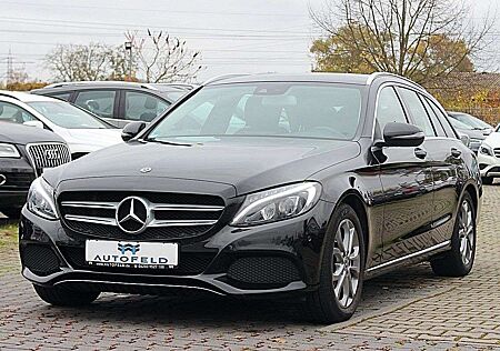 Mercedes-Benz C 180 T/VOLL SHEFT/AVANTGARDE/TEILLEDER/LED/NAVI