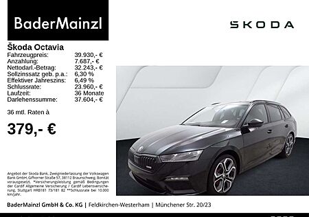 Skoda Octavia Combi RS 2.0 TSI DSG LED HUD Pano Kessy