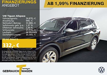 VW Tiguan Allspace Volkswagen 1.5 TSI DSG LIFE 7-SITZE NAVI AH