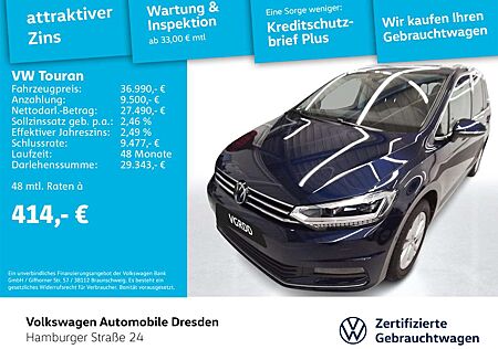 VW Touran Volkswagen Highline 2.0 TDI DSG LED AHZV DCC SIDE