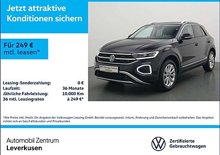 VW T-Roc Volkswagen Style DSG AHK SHZ ACC LED PDC APP