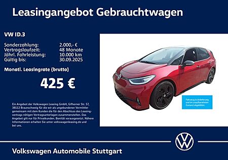 VW ID.3 Volkswagen GTX Navi AHK P-Dach Kamera