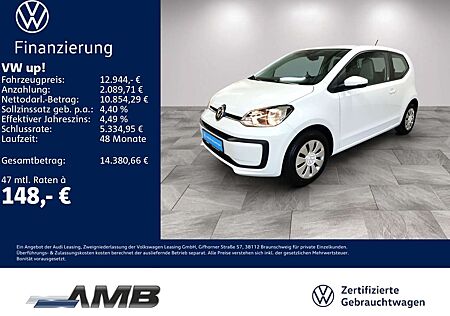 VW Up Volkswagen ! 1.0 Navi/Klima