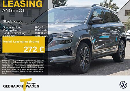 Skoda Karoq 1.5 TSI DSG SPORTLINE LM18 LEDER PANO NAVI