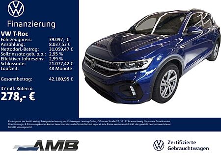 VW T-Roc Volkswagen R-Line 2.0 TSI 4M AHK/Matrix/Standh/02.30G
