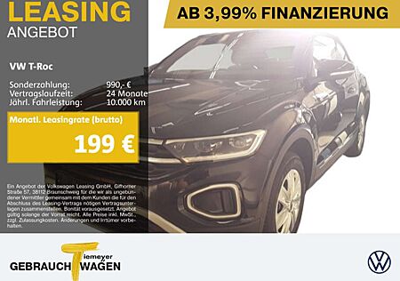 VW T-Roc Volkswagen Cabrio 1.0 TSI STYLE BLACKSTYLE NAVI LED+