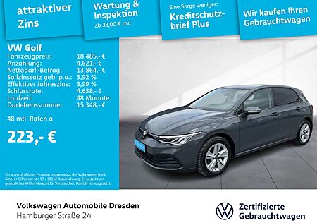 VW Golf Volkswagen VIII Life 1.5 TSI LED NAVI TRAVEL APP