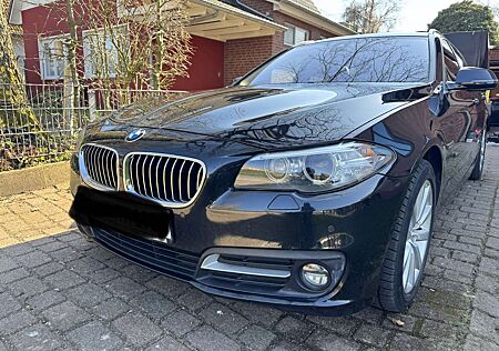 BMW 525 Touring Diesel, Navi Prof., Pano, HUD, HK, Leder, M-Sportfahrwerk, Motortausch 2022, Komfortzg, Edition Sport, TÜV offen