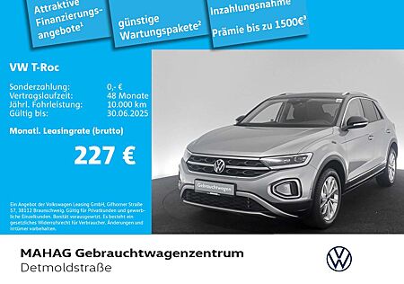 VW T-Roc Volkswagen 1.5 TSI STYLE AHK Navi LEDPlus DigitalCock