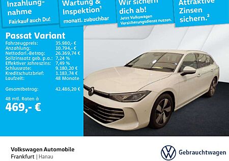 VW Passat Variant Volkswagen 2.0 TDI DSG Elegance Navi AHK IQ.