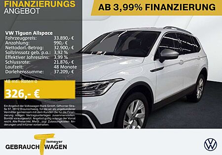 VW Tiguan Allspace Volkswagen 1.5 TSI DSG LIFE LED 7S LM18 AHK