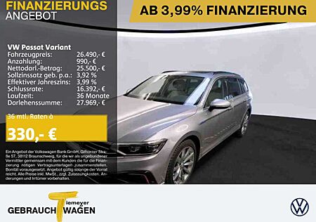 VW Passat Variant Volkswagen 1.4 eHybrid GTE LEDER PANO ST.HEI