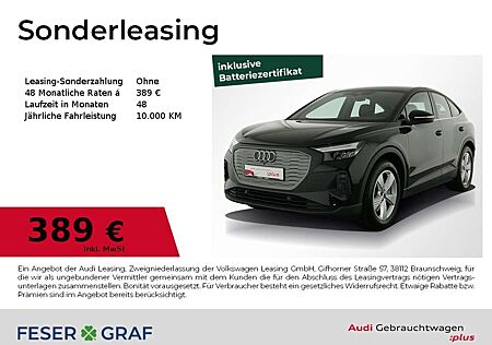 Audi Q4 e-tron Sportback 45 e-tron Vir.Cockpit/Kamera/ACC/Alu19/N